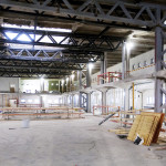 Betonin lis&auml;ksi runkomateriaalina on k&auml;ytetty my&ouml;s ter&auml;st&auml;.