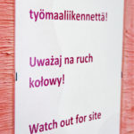 Ahtaalla tontilla tarkkuus
turvallisuudessa korostuu.